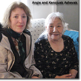 angie and Kenojuak Ashevak